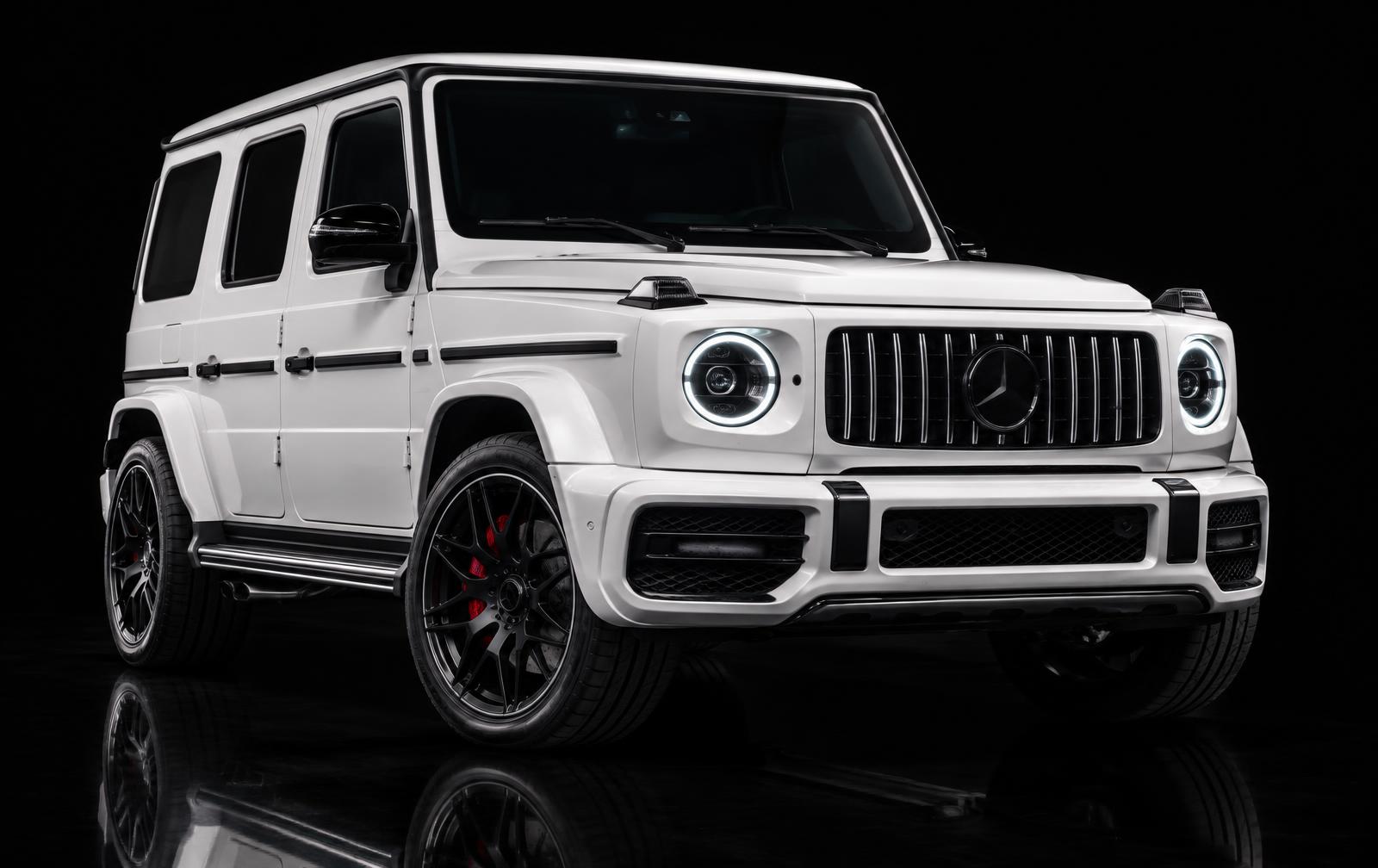 Witte Mercedes-AMG G63